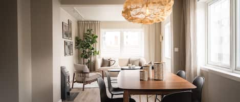 Apartment, 3 Bedrooms | Living area | Flat-screen TV, DVD player