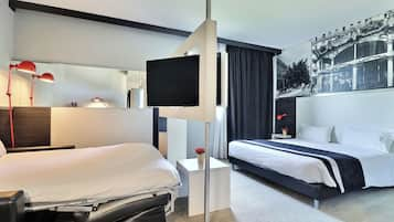 Luxury Suite | Premium bedding, individually decorated, desk, blackout curtains