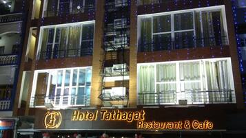 Front of property – evening/night