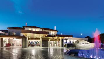 Front of property - evening/night