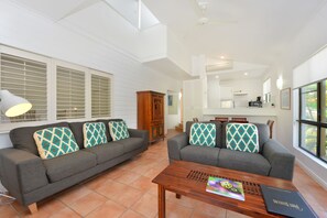 Loft, 3 kamar tidur | Area keluarga | TV layar datar