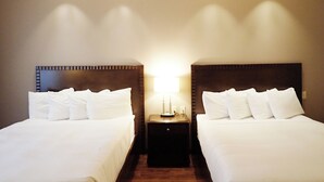 Room, 2 Queen Beds, Non Smoking | Down duvets, desk, laptop workspace, blackout curtains - Days Inn & Suites by Wyndham Fort Saskatchewan (Fort Saskatchewan)