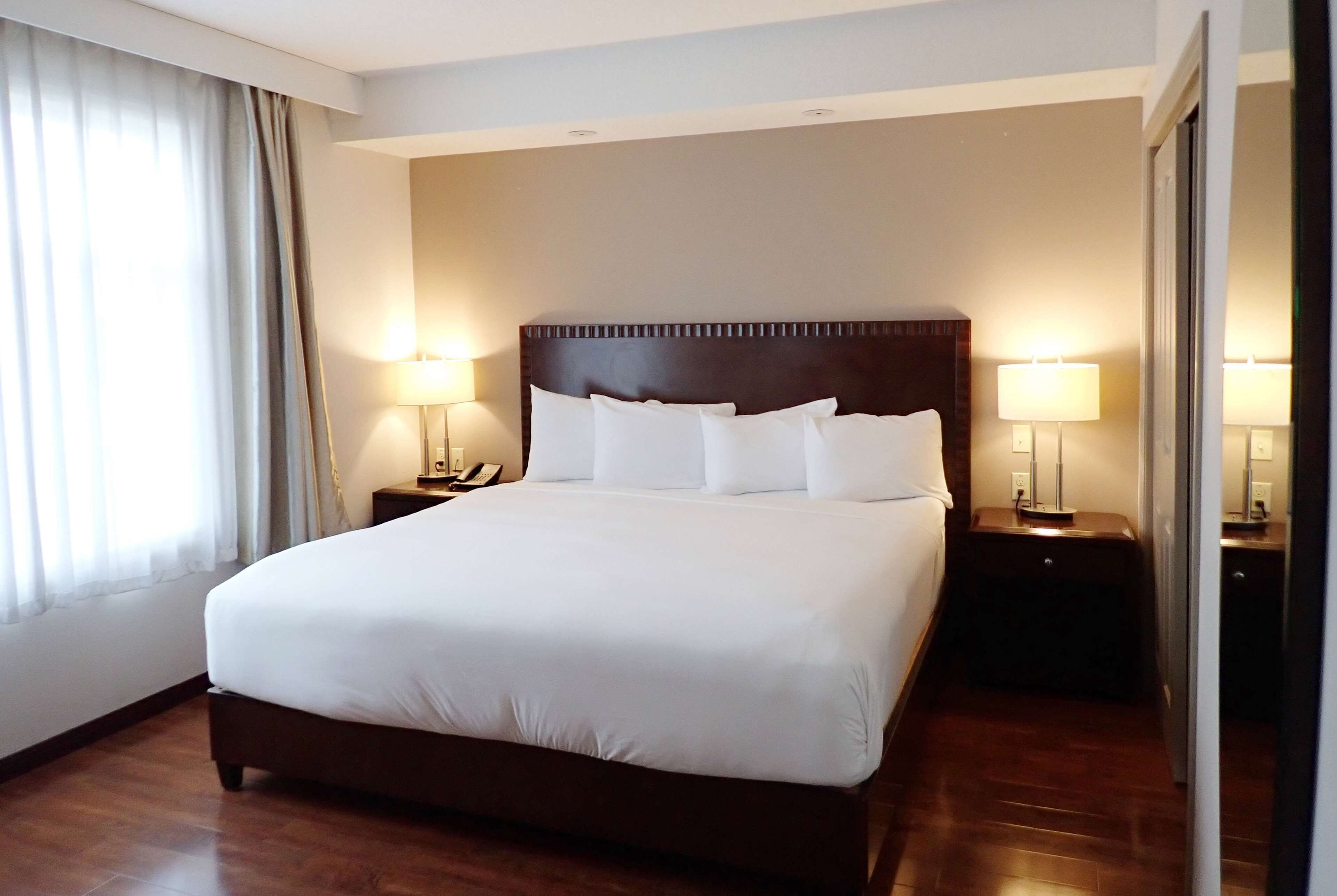 studio suite, 1 king bed, non smoking, kitchenette | down duvets, desk, laptop workspace, blackout curtains