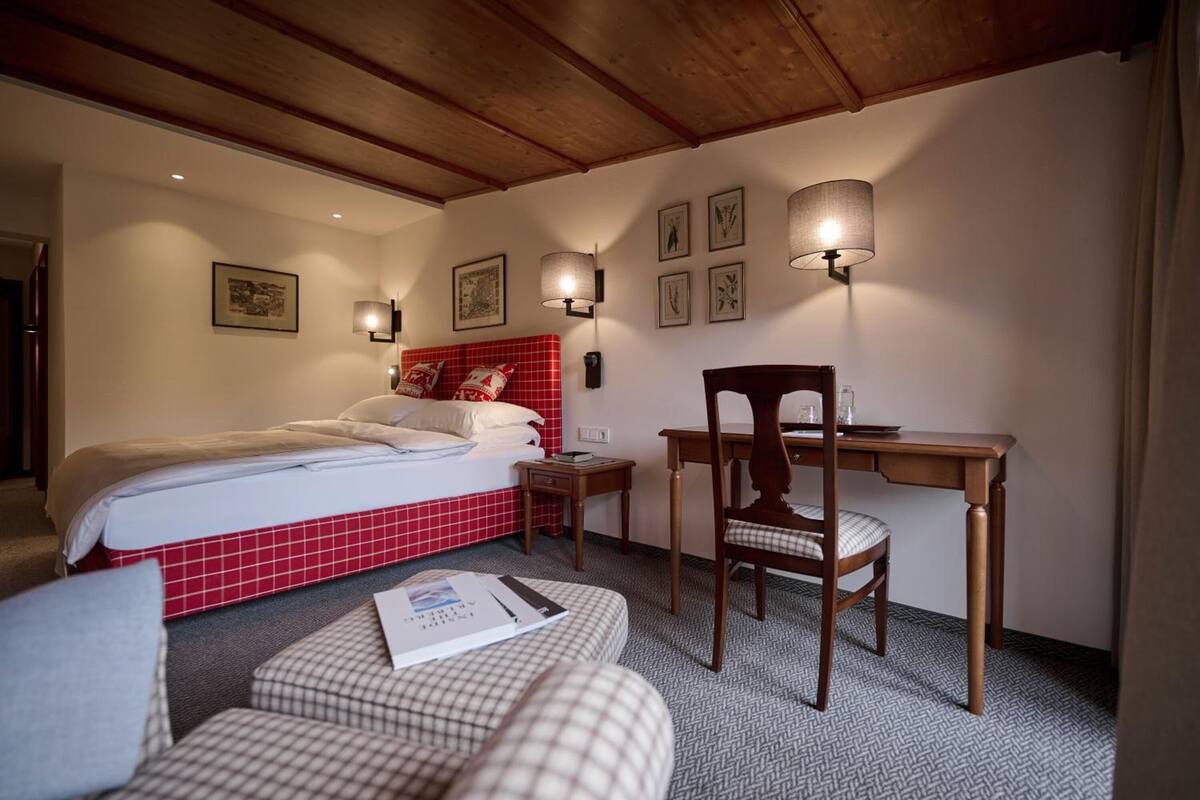 Premium bedding, down duvets, in-room safe, desk