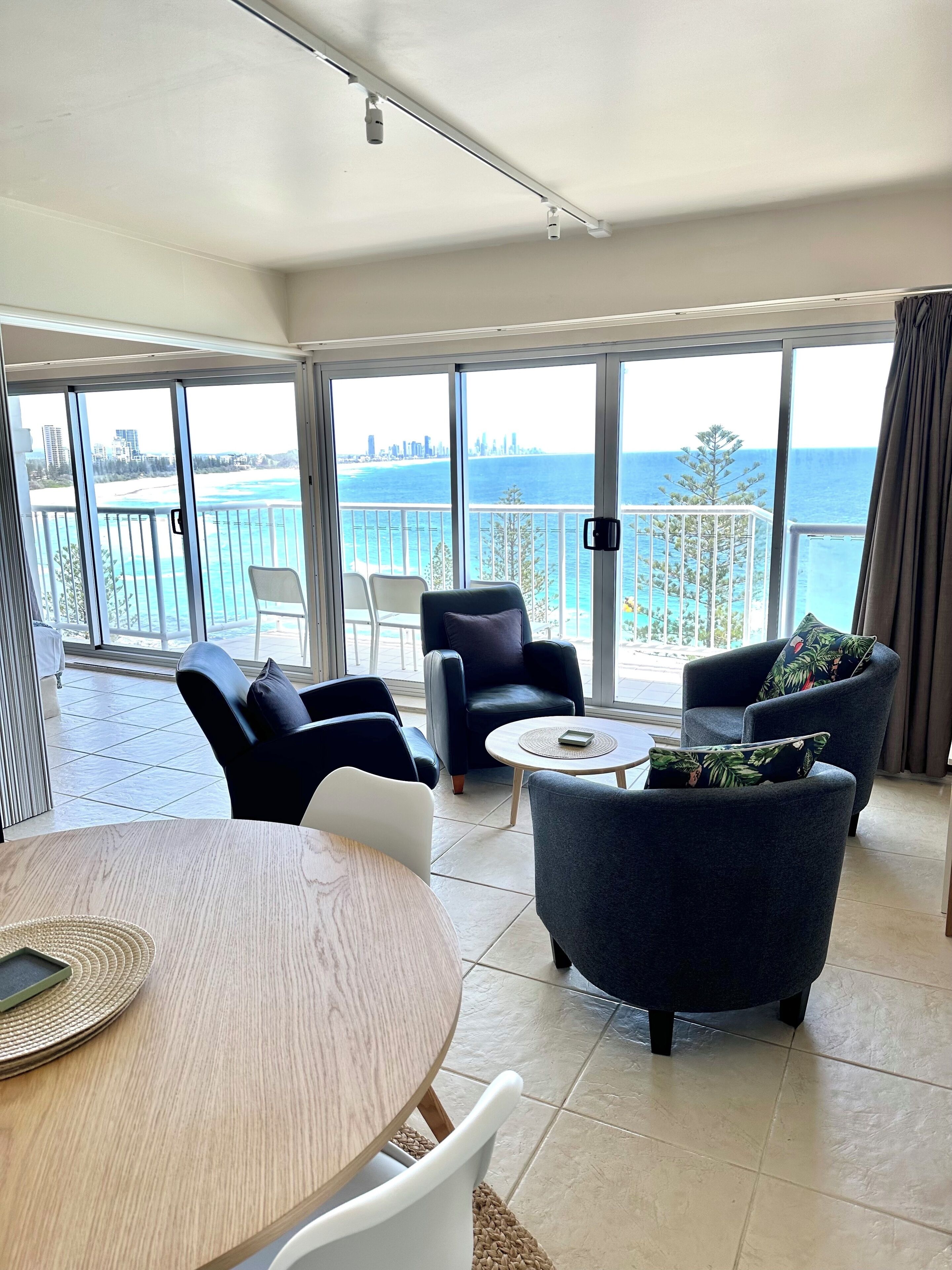 Standard Apartment, 2 Bedrooms, Ocean View | Living area | TV