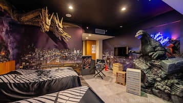 Godzilla vs. King Ghidorah Room | 1 bedroom, premium bedding, in-room safe, blackout drapes
