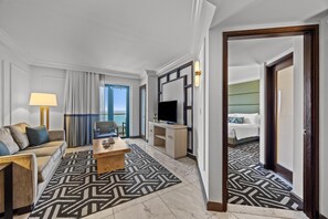 Literie de qualité supérieure, surmatelas, minibar