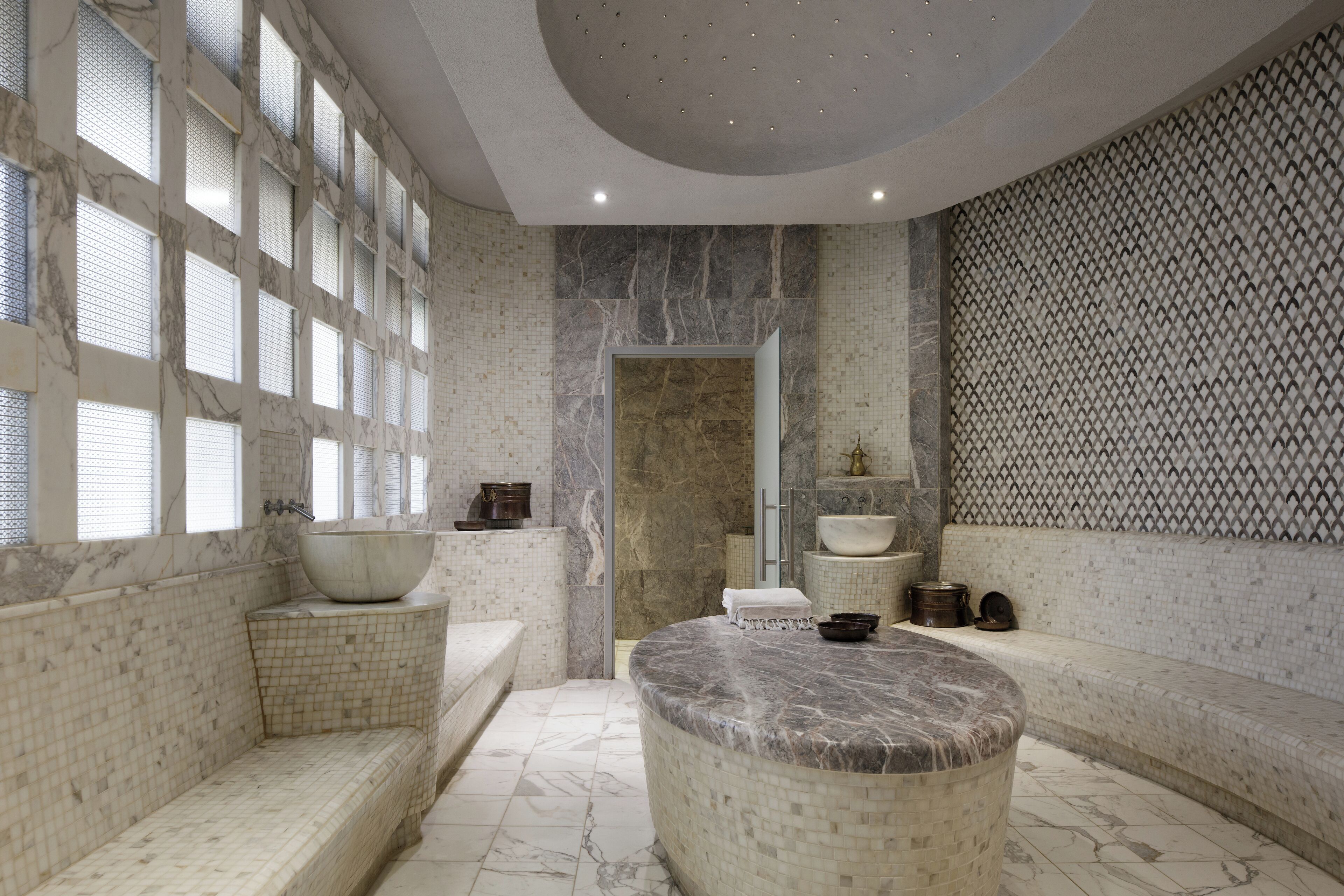 双人护理室、湿蒸房、土耳其浴、身体护理、水疗法、芳香疗法