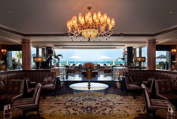 Hotel entrance and lobby at Condado Vanderbilt Hotel