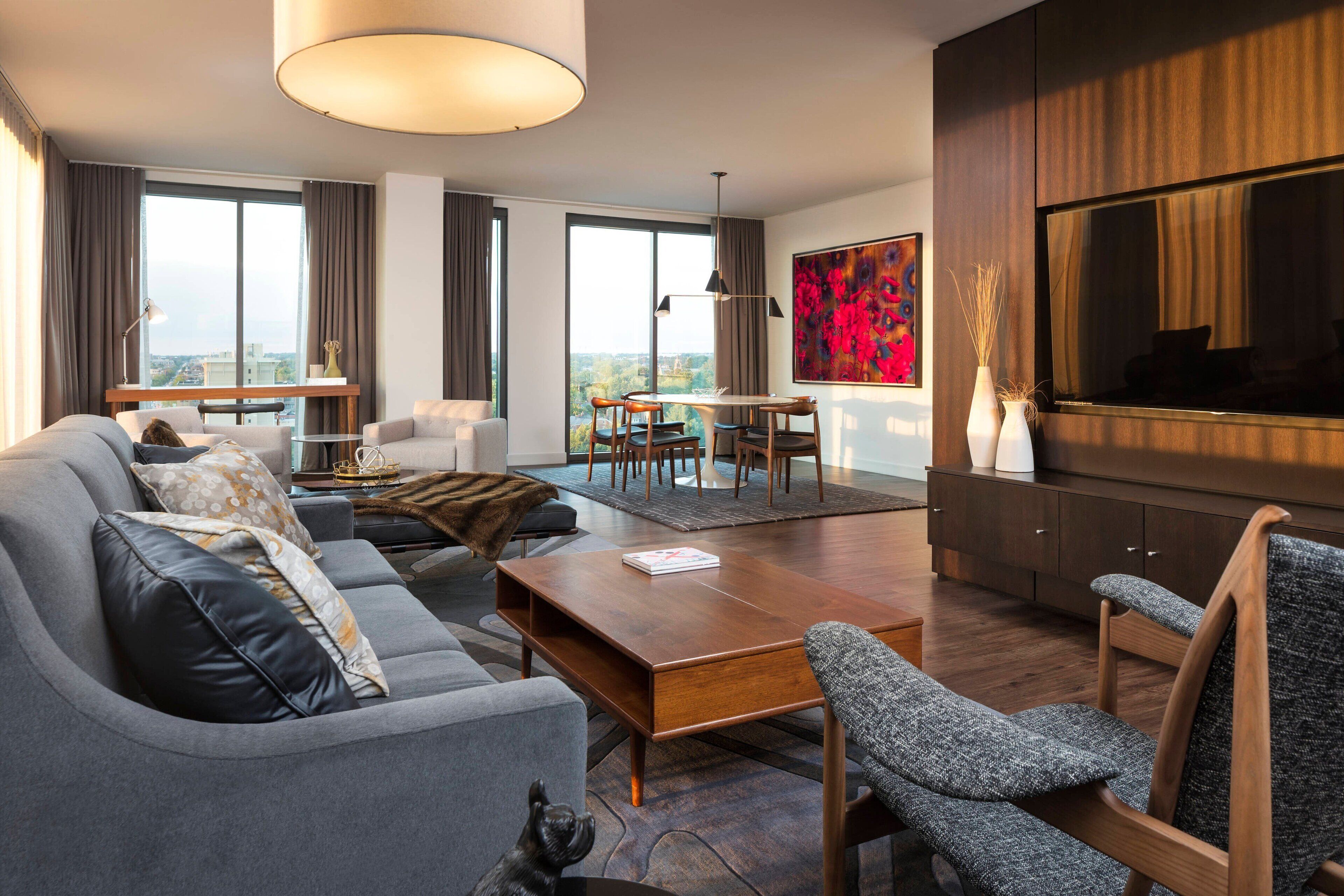 Presidential Suite, 1 Bedroom | Living area | LED TV