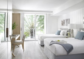 Egyptian cotton sheets, premium bedding, in-room safe, laptop workspace at Grand Beach Hotel Surfside West