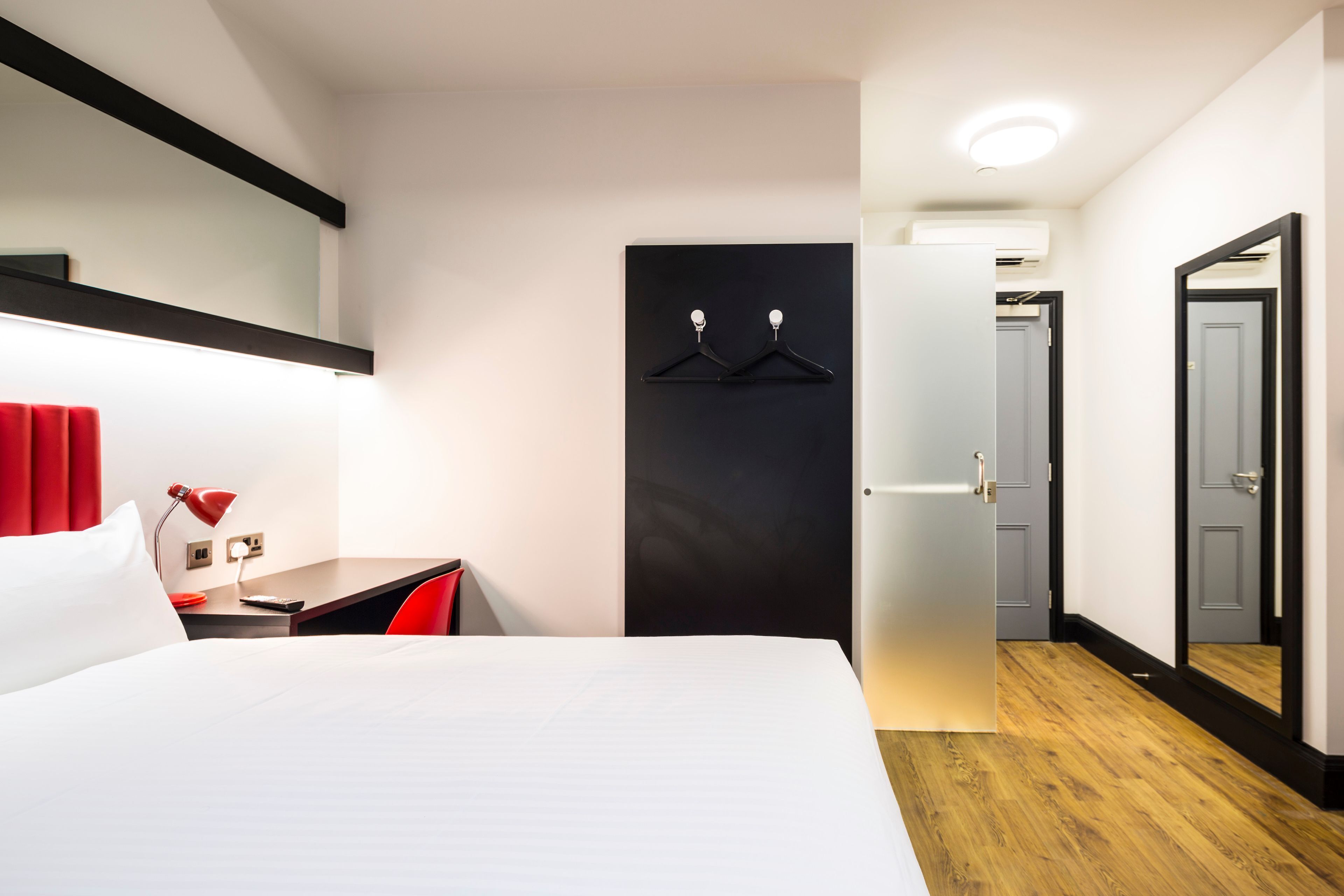 Premium bedding, in-room safe, soundproofing, iron/ironing board
