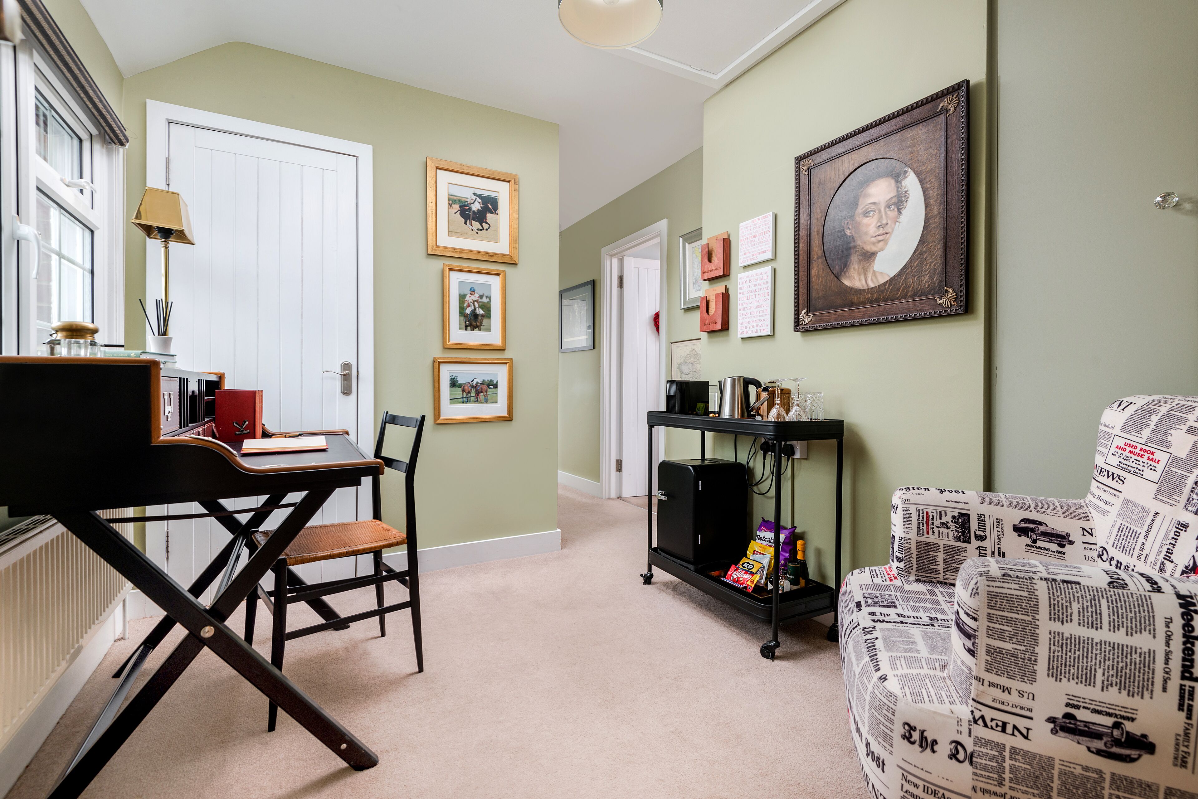 deluxe double room, ensuite, garden view (the warren)