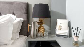 Chambre Double Deluxe, salle de bains attenante, vue jardin (The Warren)