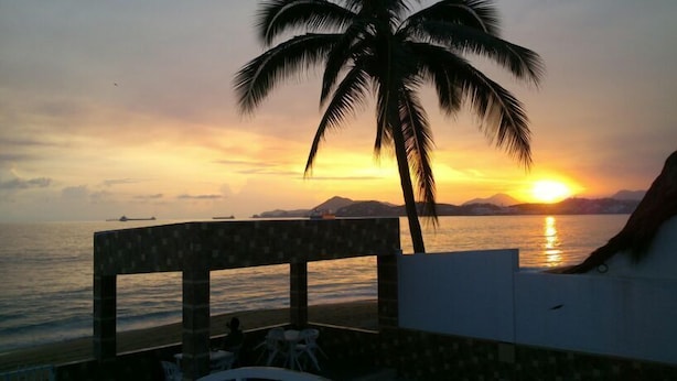 Outdoor pool, open 9:30 AM to 9:00 PM, sun loungers - Hotel Albatros (Manzanillo)