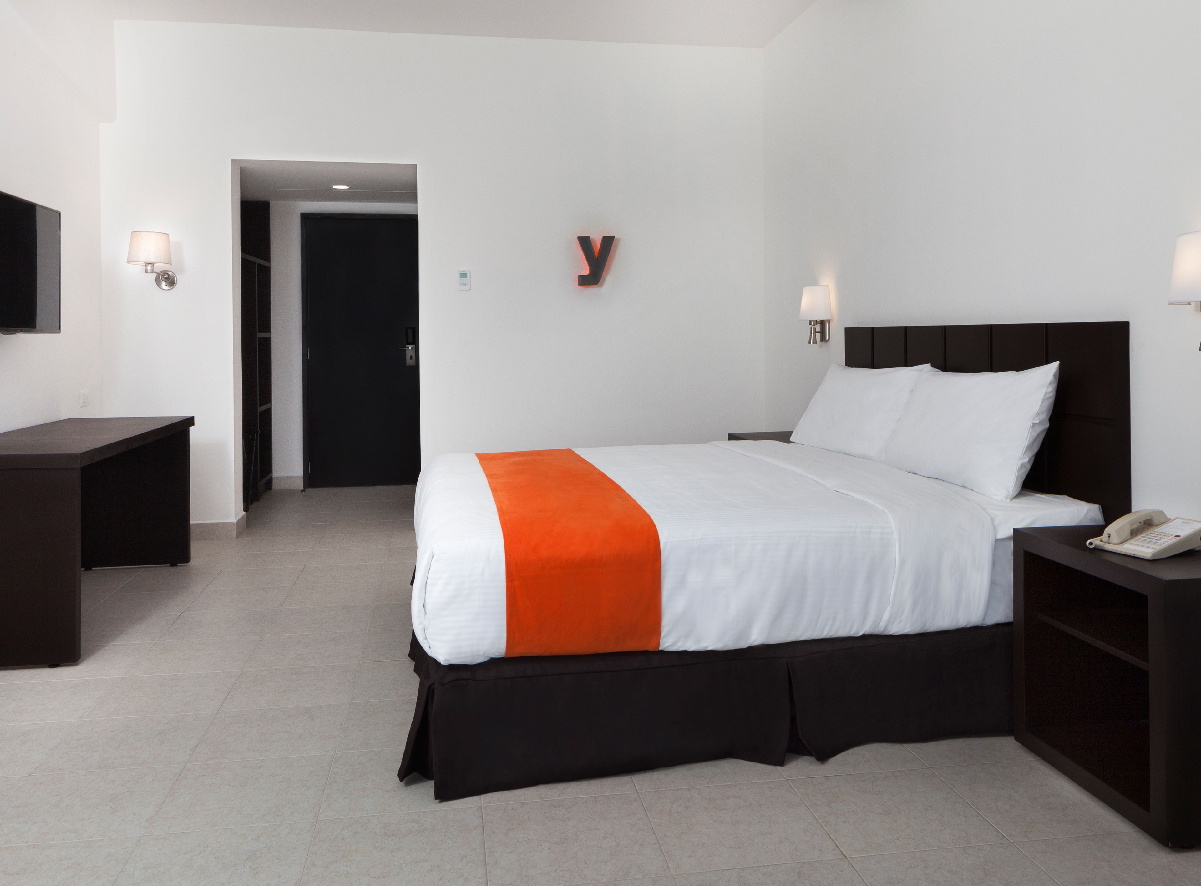 in-room safe, desk, laptop workspace, iron/ironing board