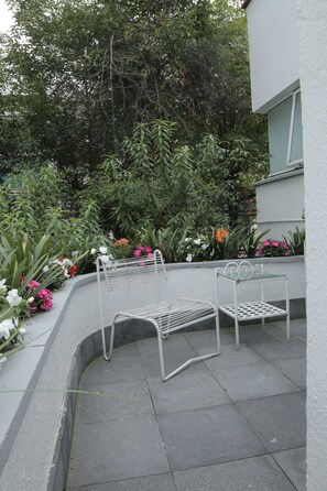 Double Room, King Size Bed | Terrace/patio - Hotel Casa González (Mexico City)