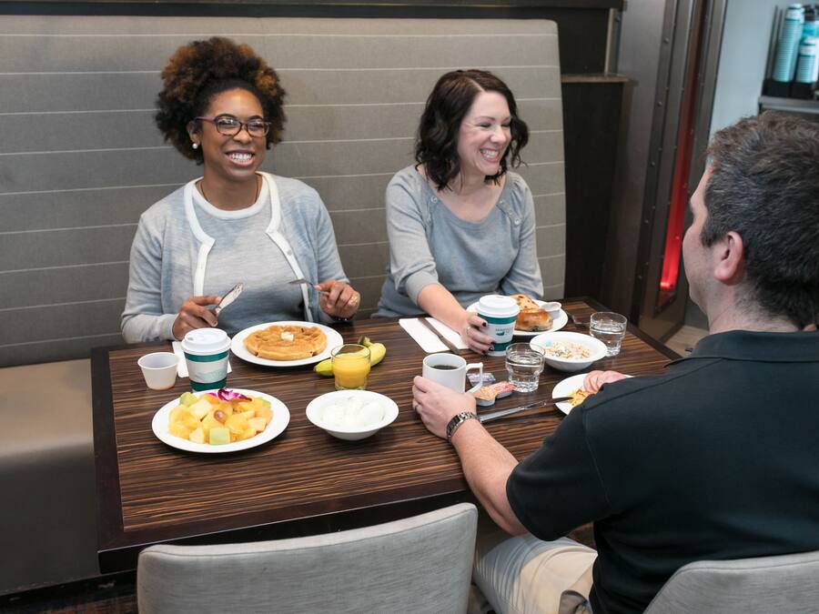 Frokostbuffé er inkludert hver dag