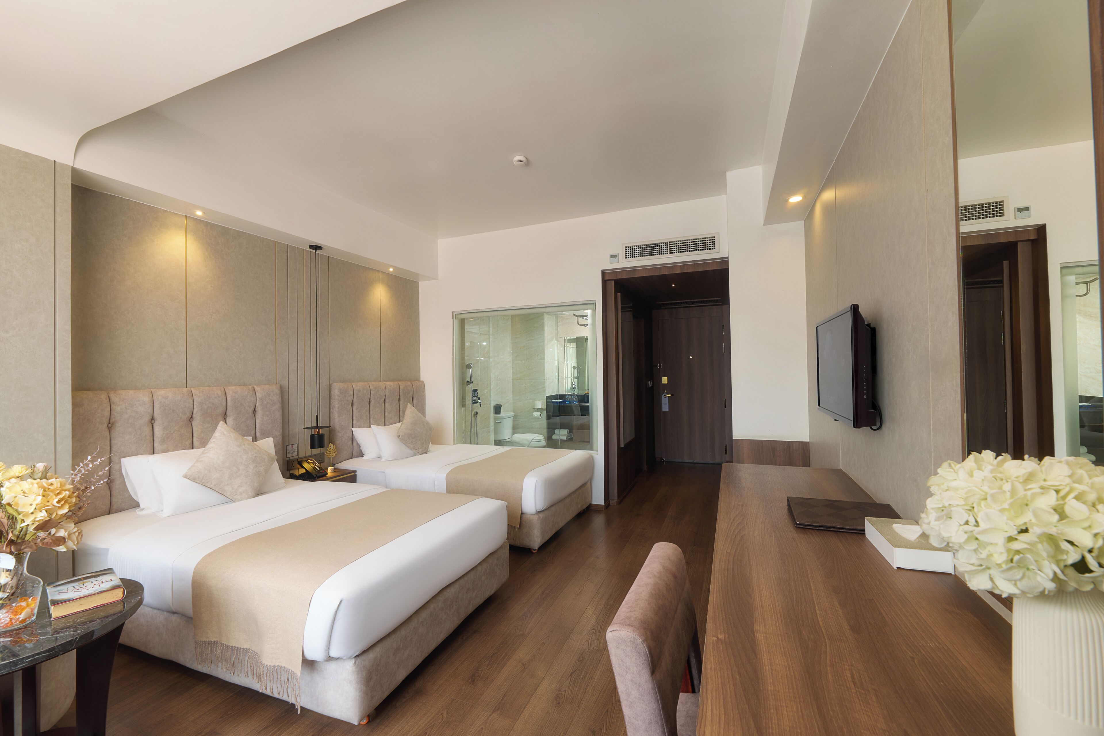 Deluxe Twin Room | Minibar, két bảo mật tại phòng 