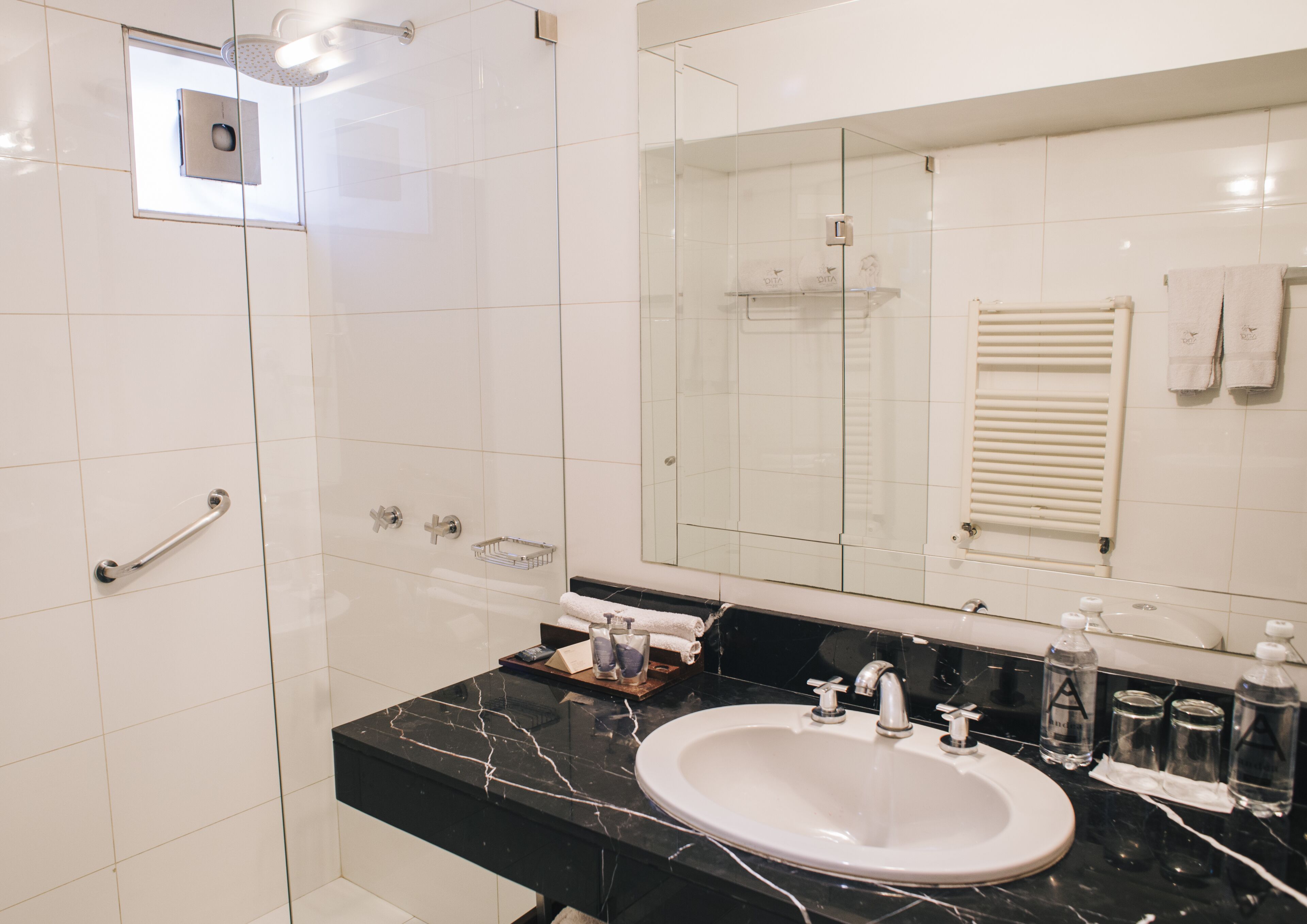 superior room, 1 king bed | bathroom | rainfall showerhead, free toiletries, hair dryer, bathrobes
