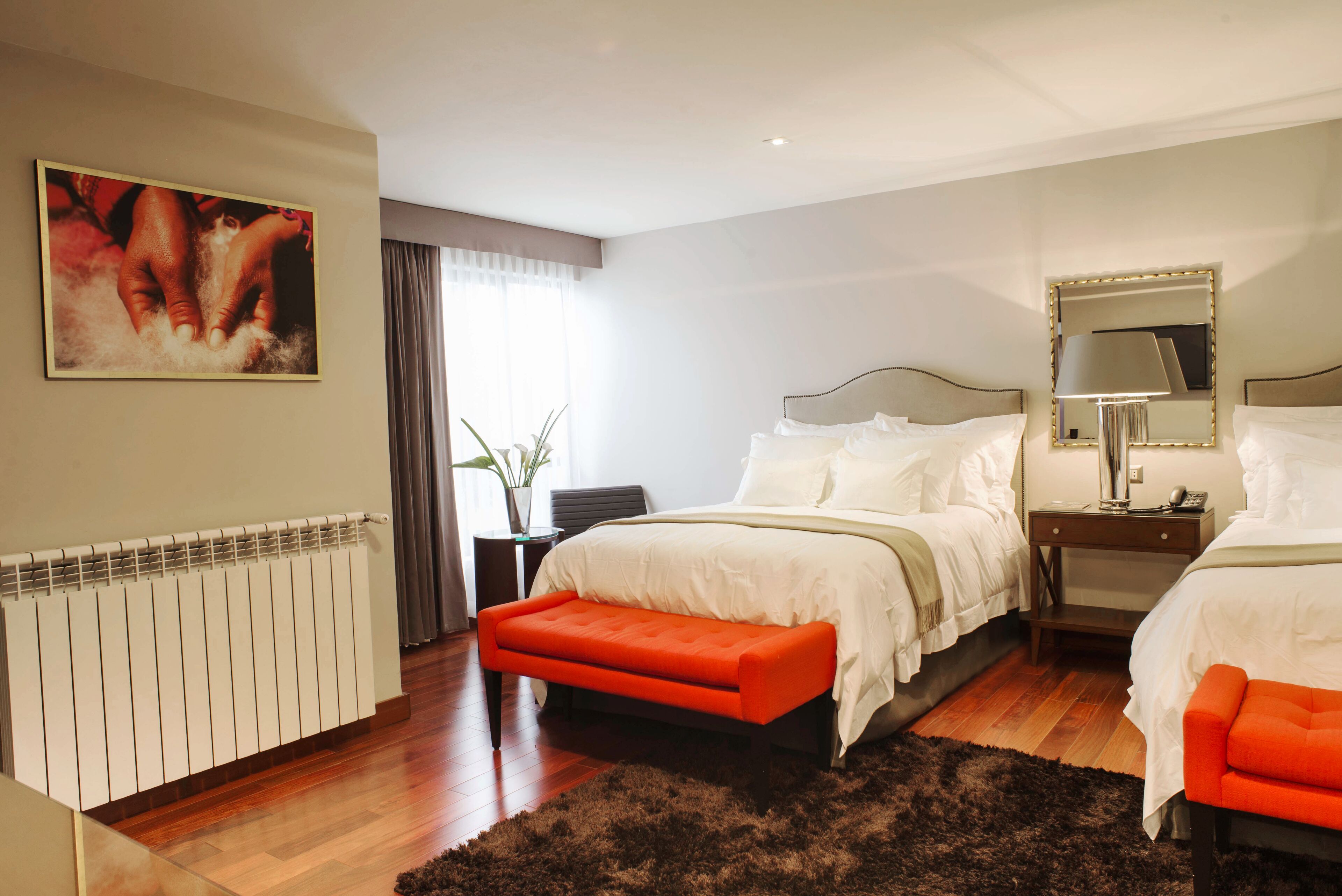 junior suite, 2 double beds | view from room