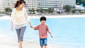 Beach nearby, white sand