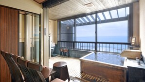 트래디셔널룸, 금연, 바다 전망 (with Open-Air Bath) | 객실 내 금고, 암막 커튼, 무료 WiFi, 침대 시트