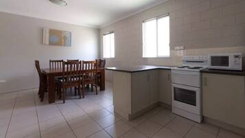 Apartment, 4 Bedrooms | Private kitchen | Fridge, microwave, electric kettle, toaster