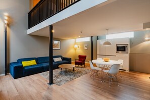 Apartment, 1 Bedroom | Living area | Flat-screen TV - Apartments De Hallen (Amsterdam)
