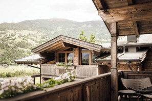 Blick vom Balkon