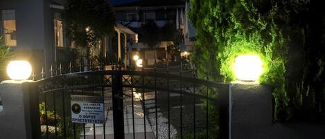 Front of property – evening/night