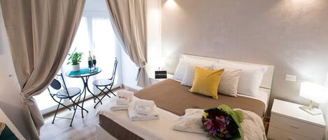 Double Room | Premium bedding, memory foam beds, minibar, in-room safe