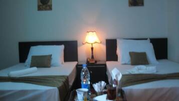 Minibar, in-room safe, desk, cots/infant beds