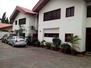 Voorkant van accommodatie