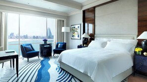Premium bedding, down duvets, minibar, in-room safe