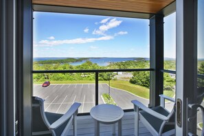 Studio, 2 grands lits, coin cuisine, vue océan | Vue de la chambre
