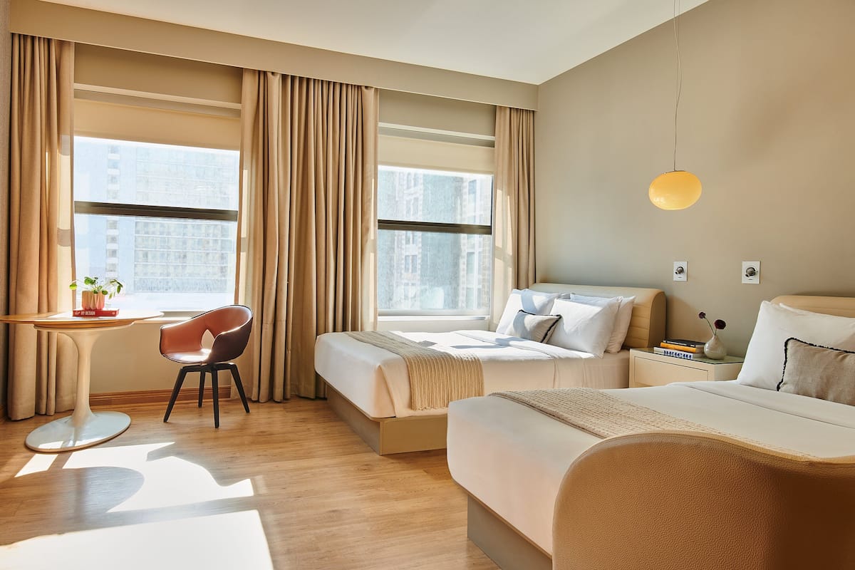 1 bedroom, premium bedding, down comforters, pillowtop beds