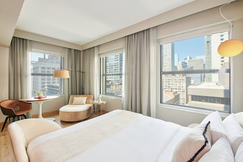 Grand Suite, 2 Bedrooms, City View | City view at Virgin Hotels Chicago