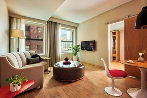 Suite, 1 Bedroom | Living area | 42-inch flat-screen TV with cable channels, TV - Sports Illustrated Resorts Chicago (Chicago)