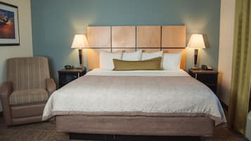 Desk, blackout curtains, iron/ironing board, free WiFi