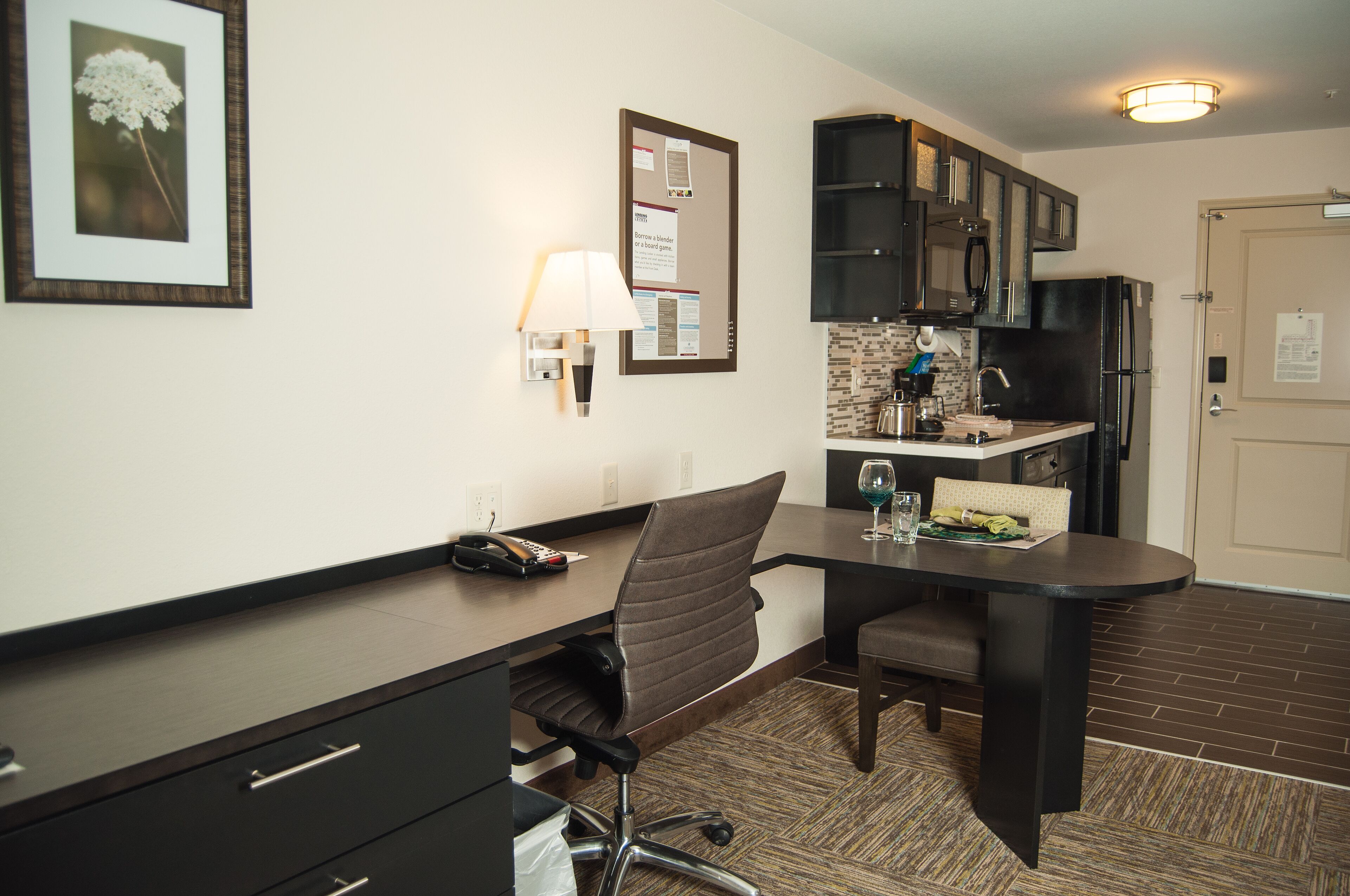 desk, blackout curtains, iron/ironing board, free cots/infant beds