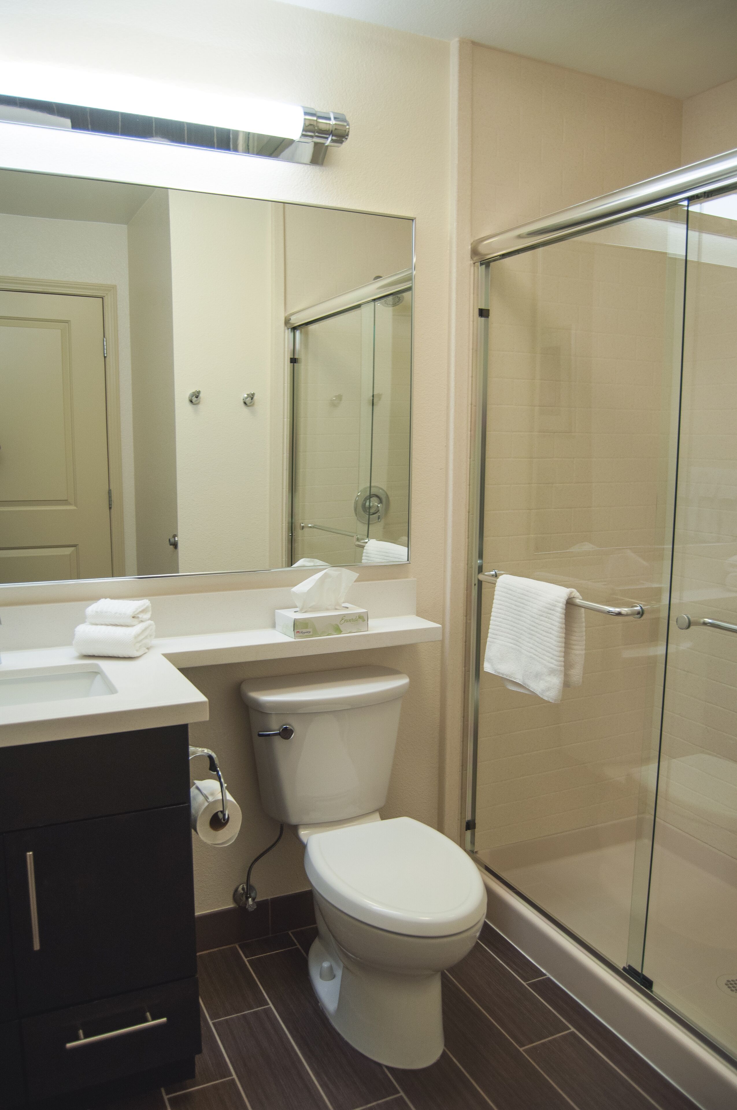 free toiletries, hair dryer, towels, soap