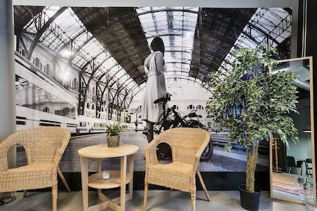 Sala de estar en el lobby