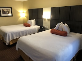 Standard Double Room, 2 Double Beds, Smoking | Premium bedding, down comforters, in-room safe, blackout drapes