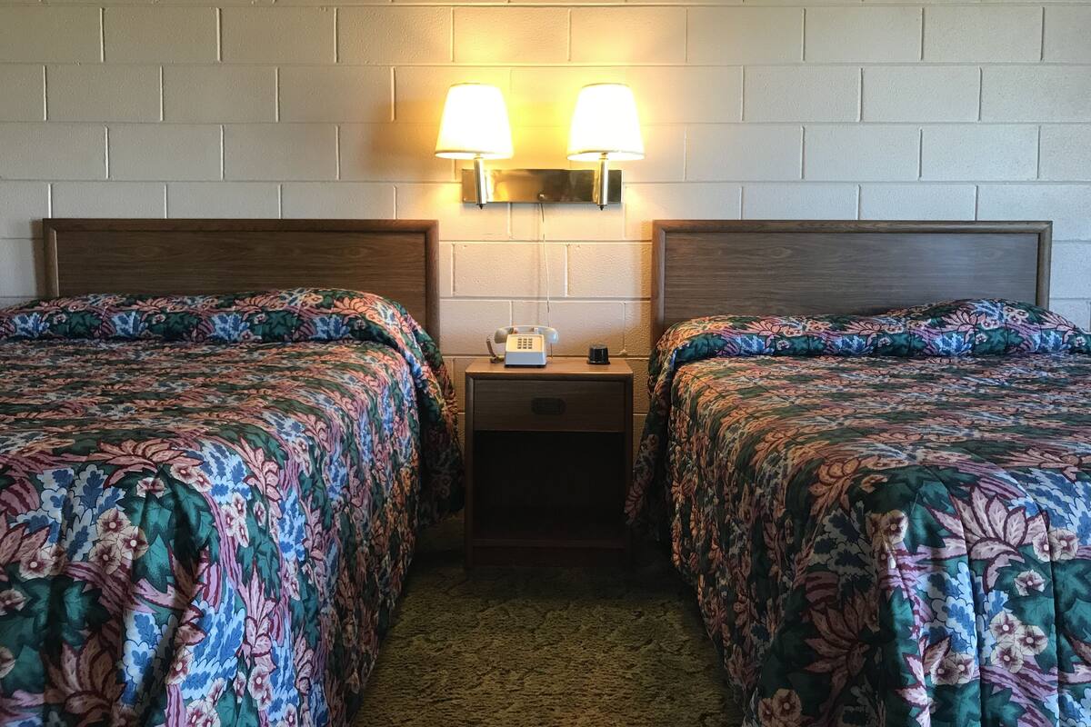 Family Double Room, 2 Double Beds, Smoking, Refrigerator & Microwave | Desk, free WiFi