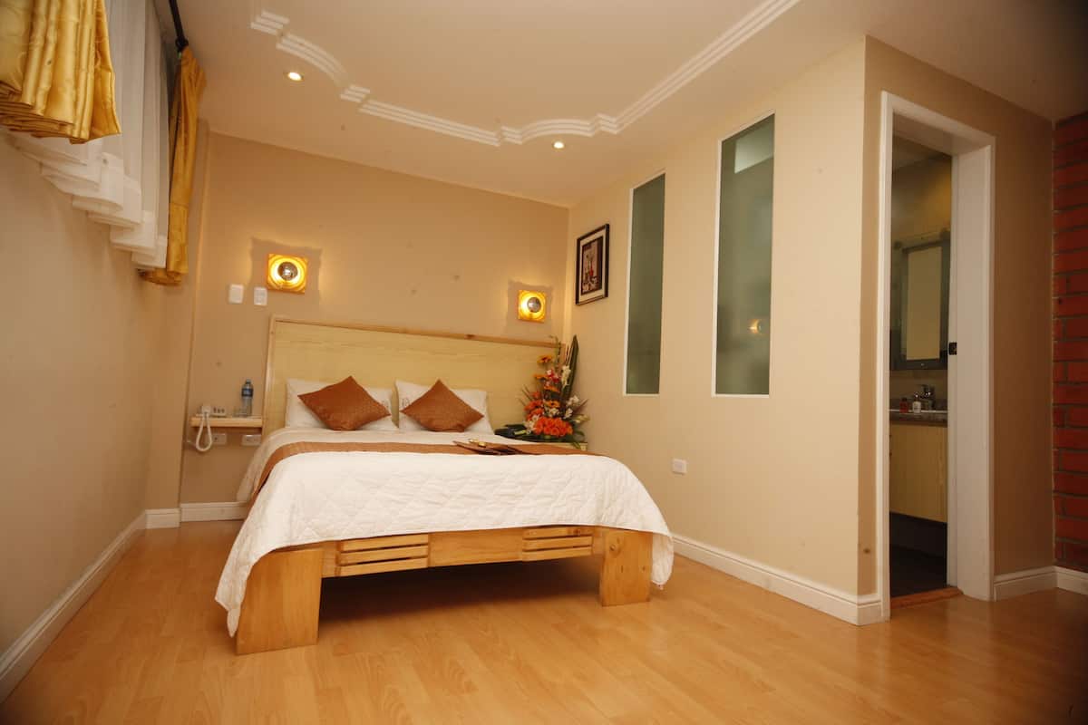 Ropa de cama de alta calidad y minibar