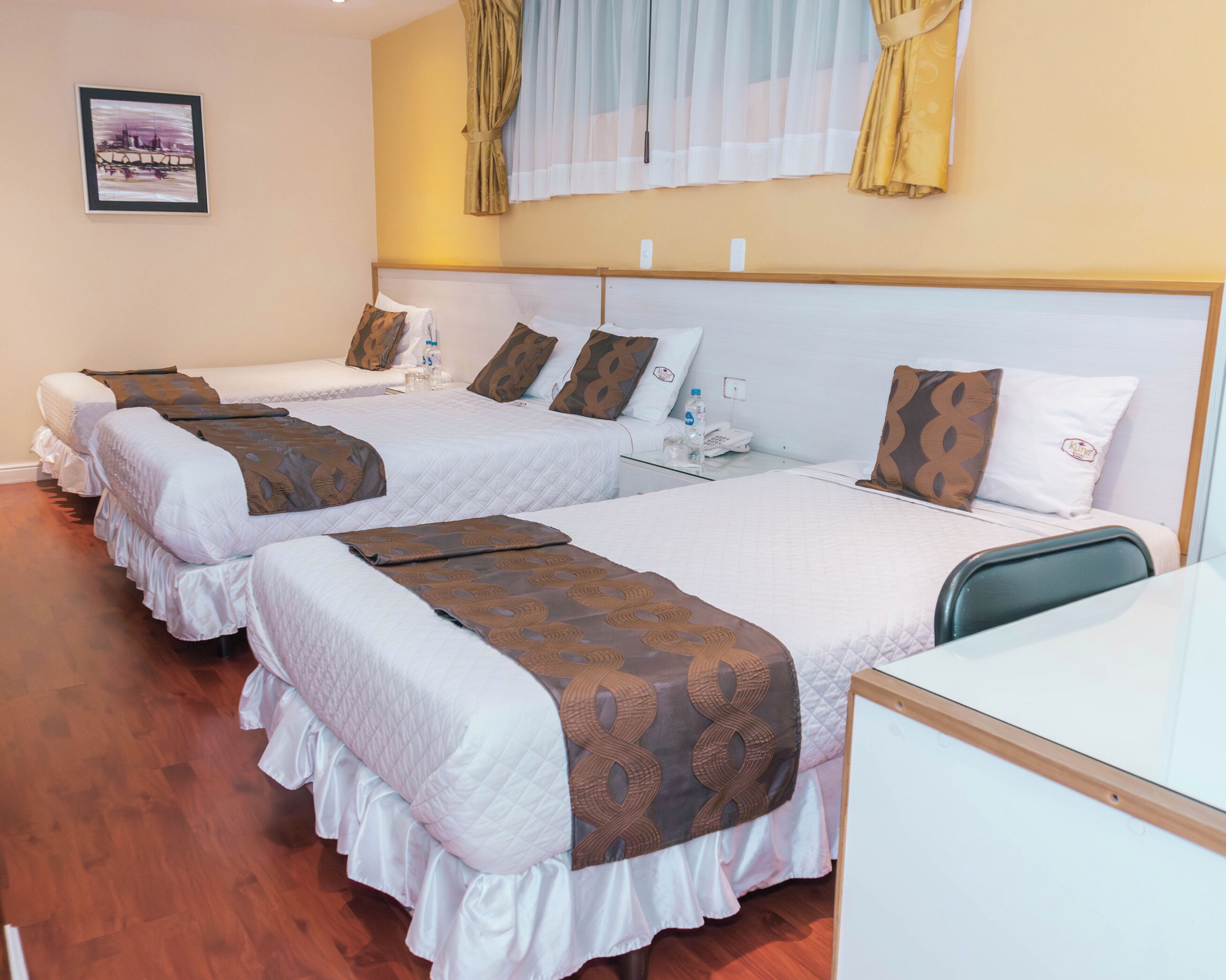 Quadruple Room | Premium bedding, minibar, in-room safe, desk