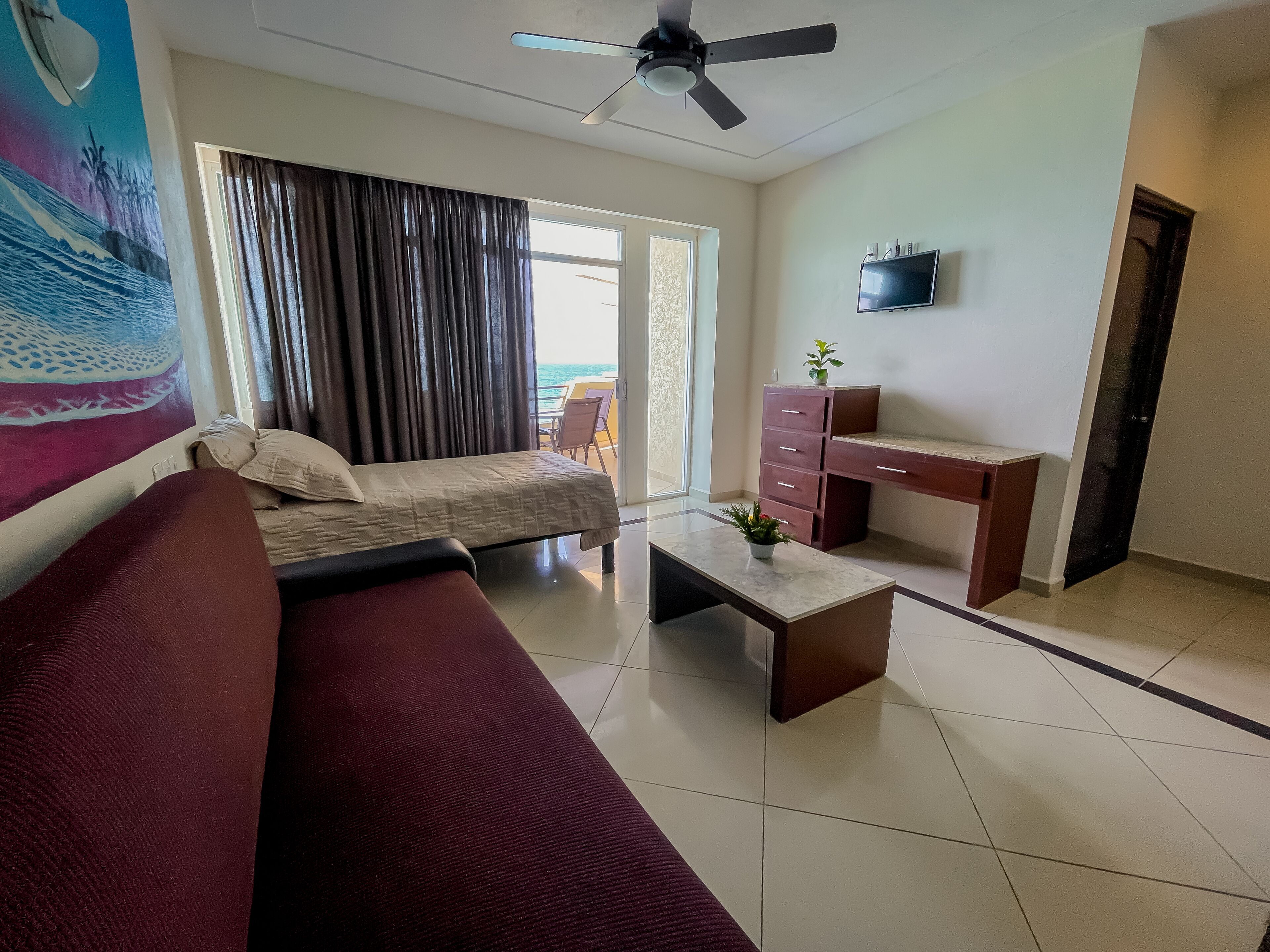 suite | living area | tv