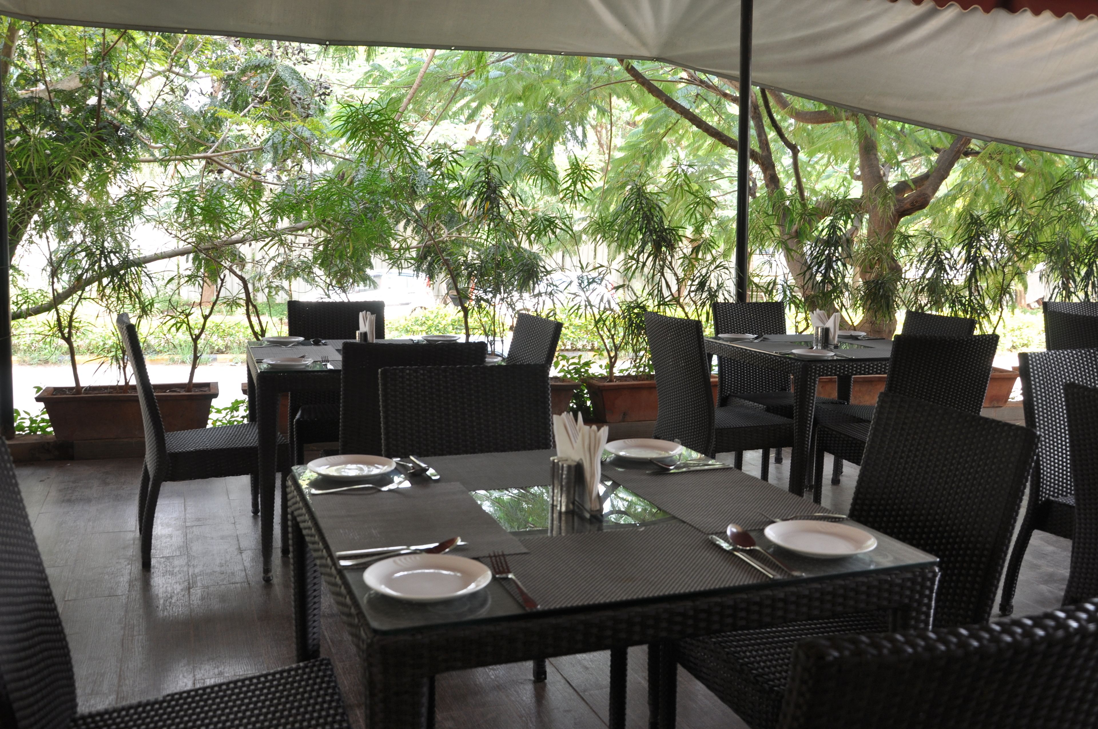 Breakfast, lunch, dinner served; international cuisine 