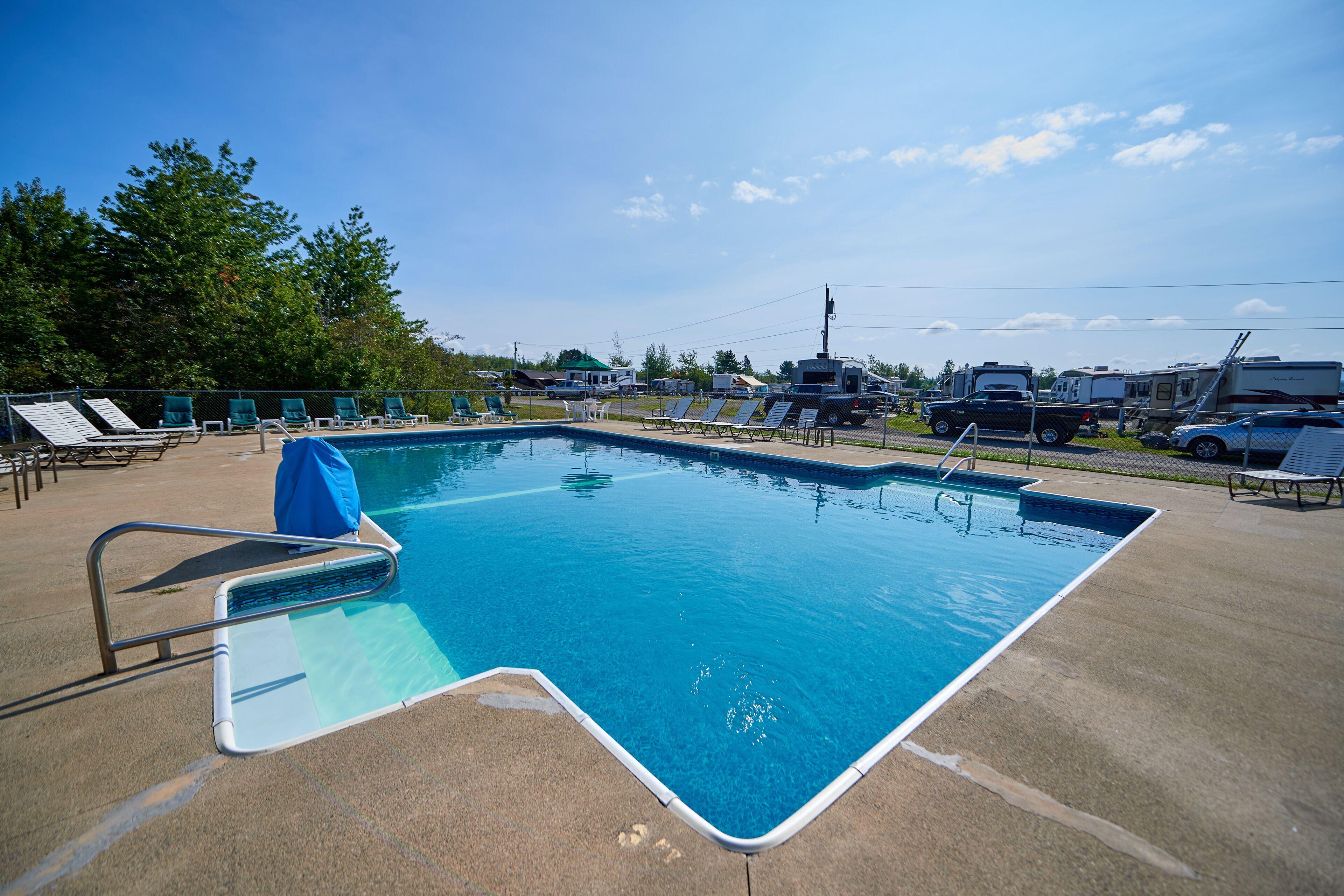 Seasonal outdoor pool
